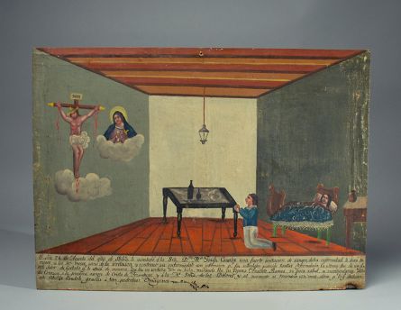 1853 Mexican Ex-Voto Painting