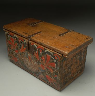 Colonial Painted Box - Michoacan